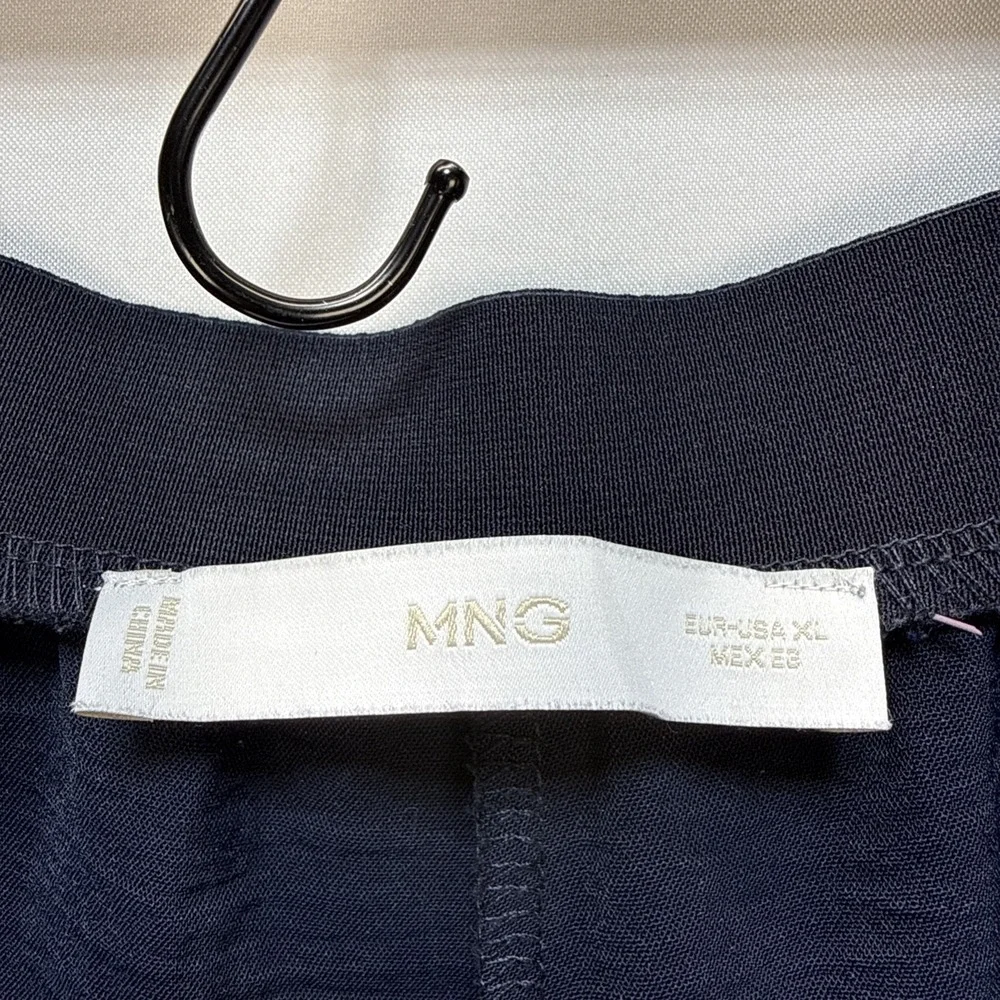 Mango navy crinkle
